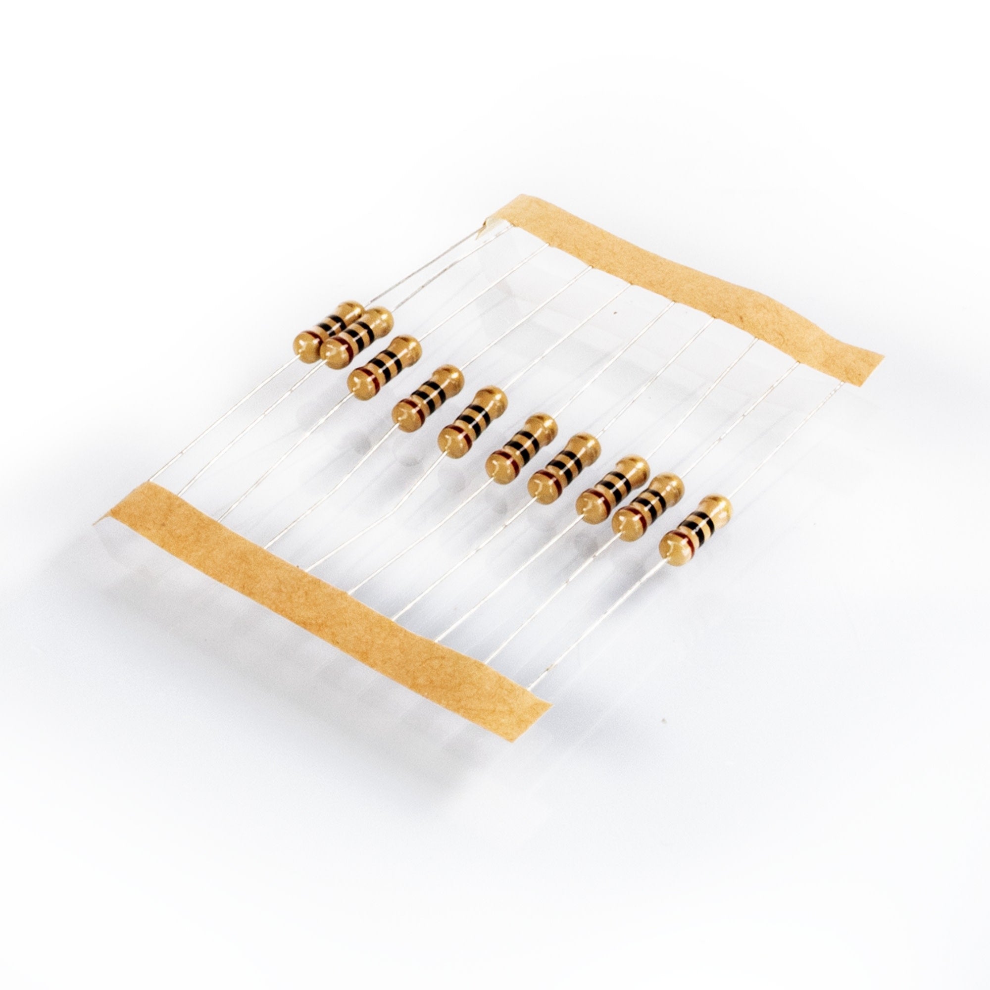 10Î© Carbon Film Resistor, 0.5W, 10-Pack