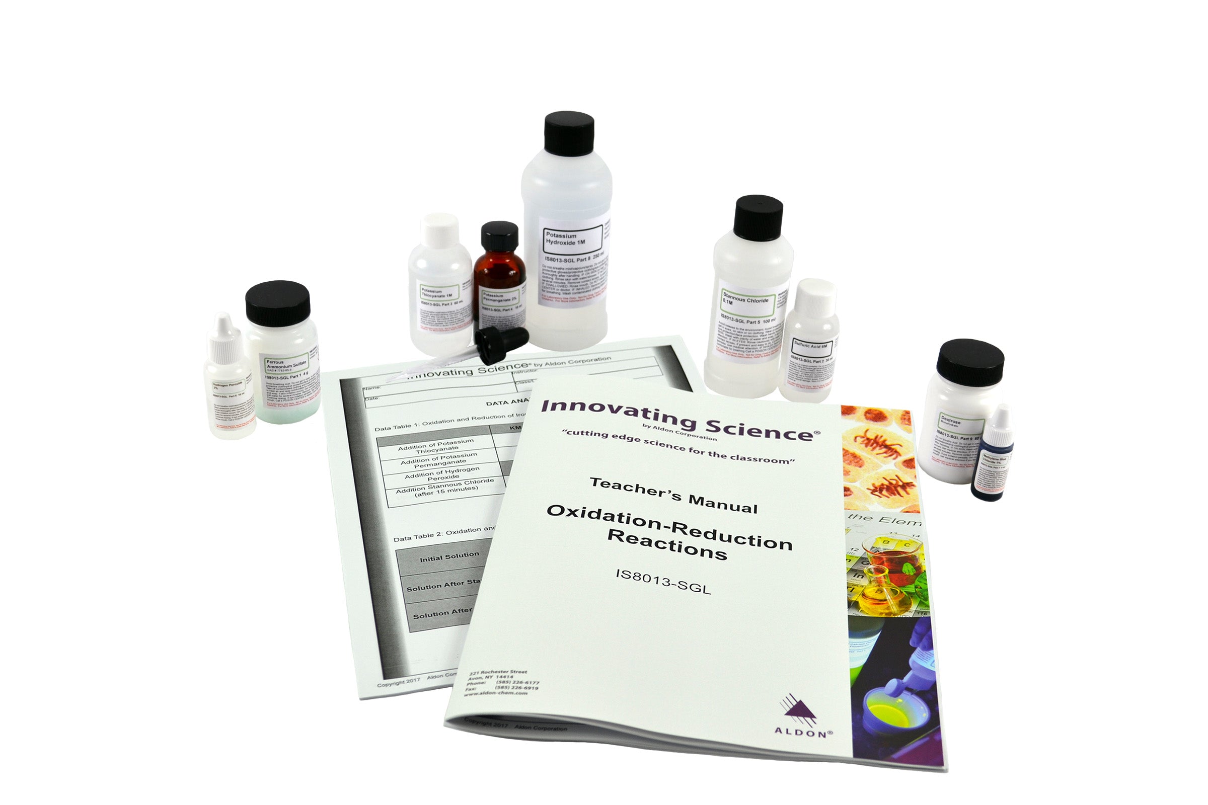 Oxidation-Reduction Reactions Small Group Learning Kit for 5 Groups