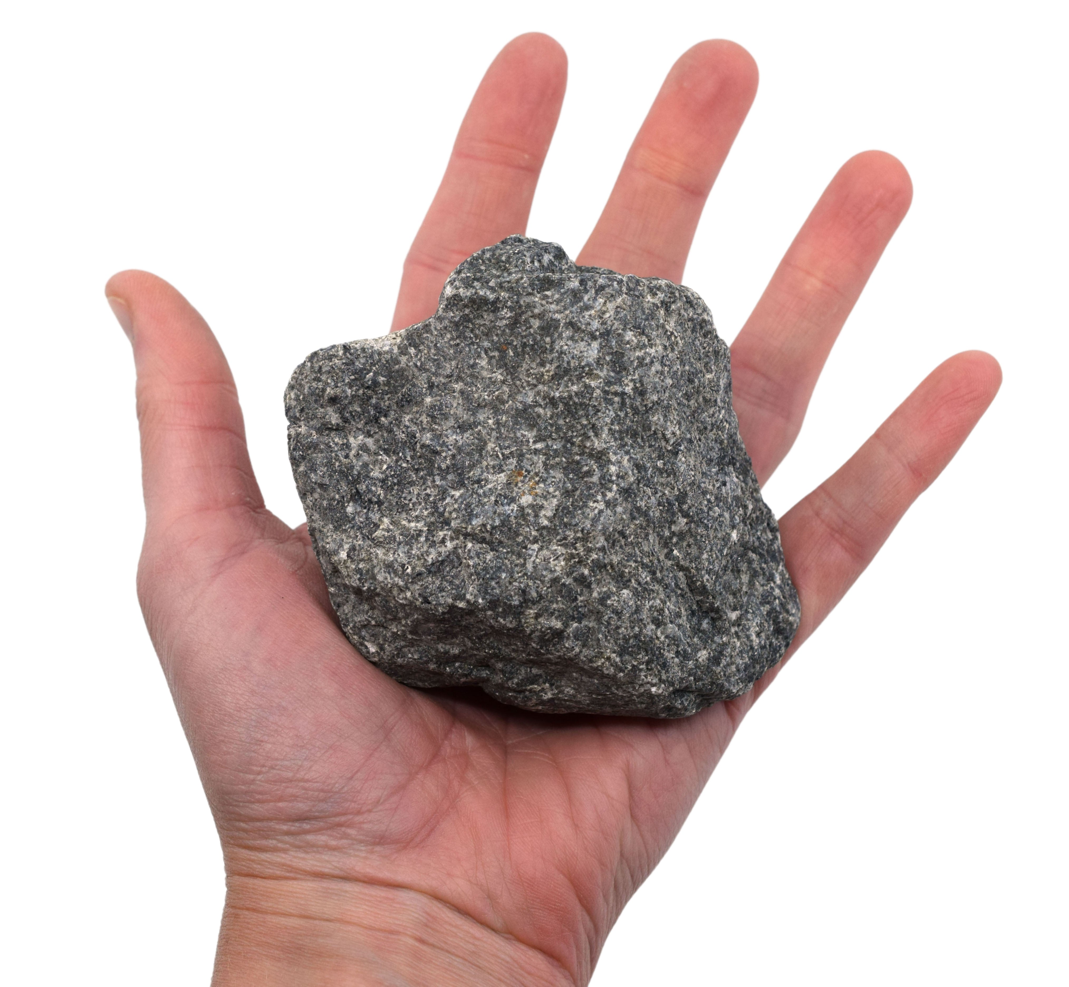 Raw Peridotite Igneous Rock Hand Sample, Approx 3 inch