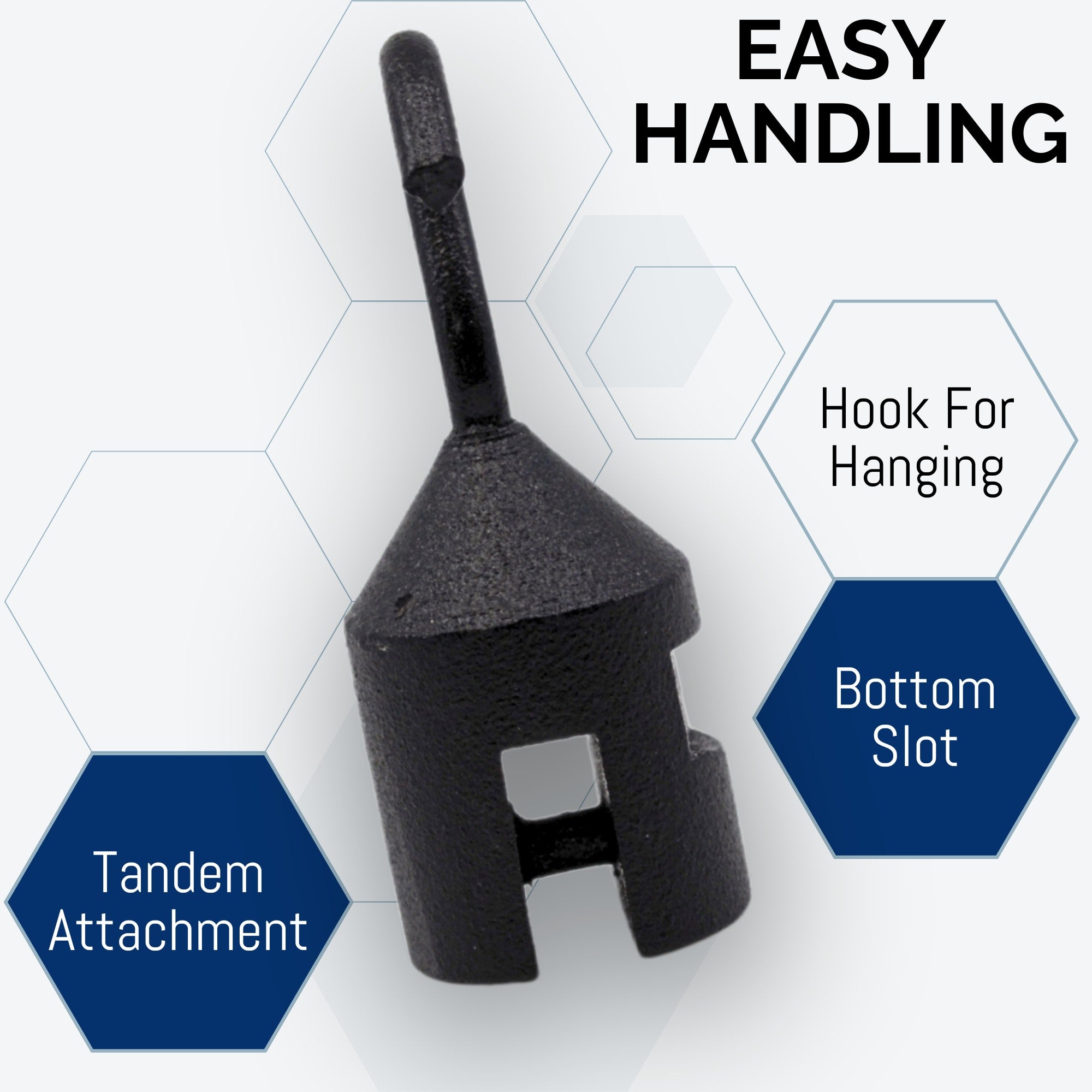20g Iron Cylindrical Hooked Weight