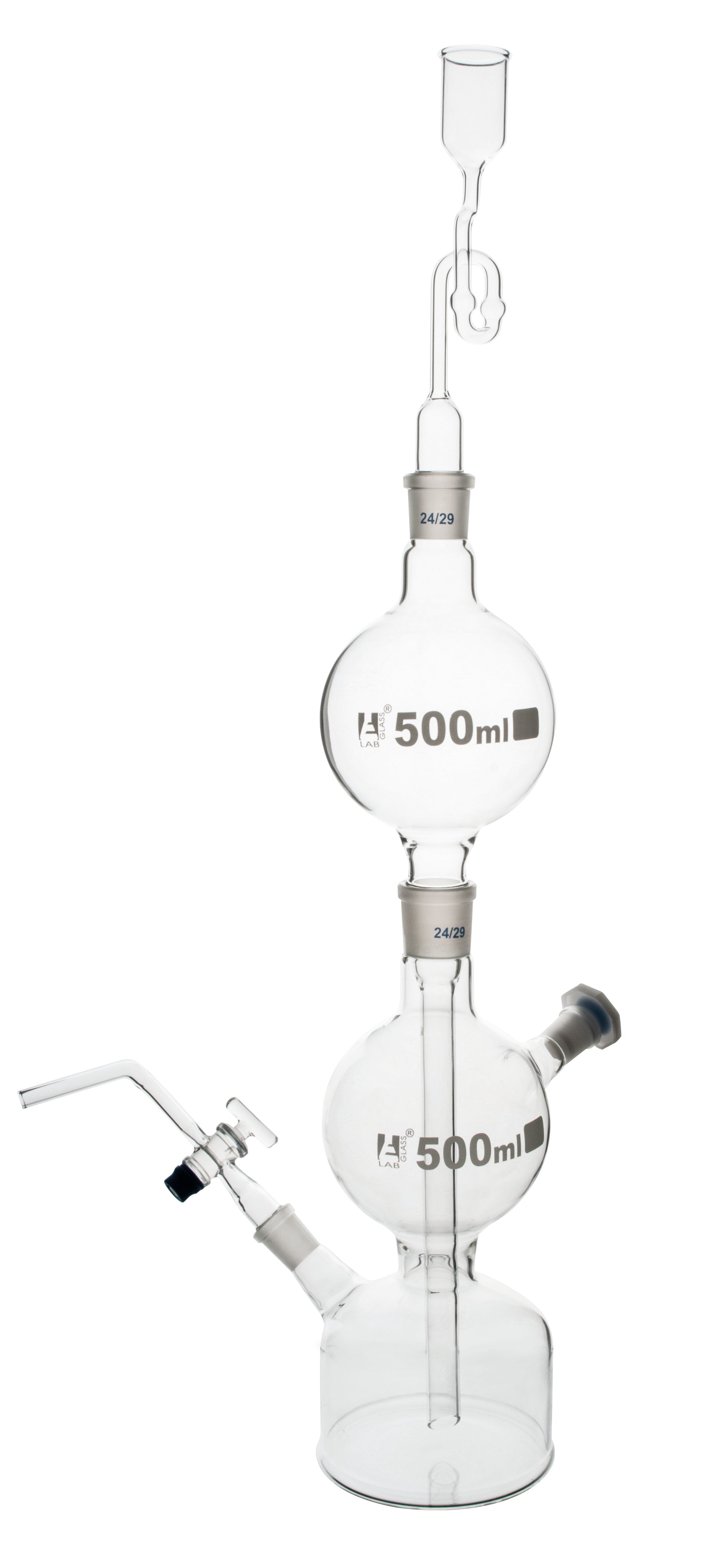 Borosilicate Glass Kipp's Gas Generator