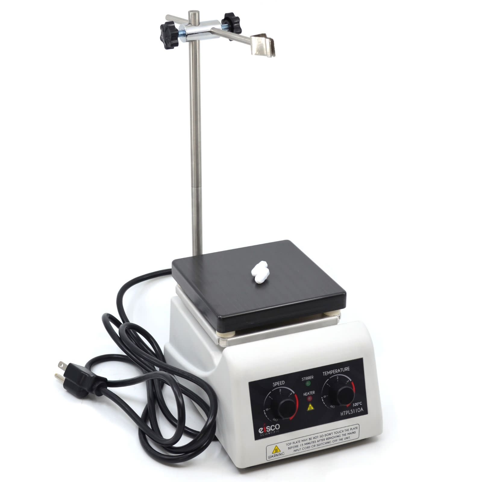 Endurance Hot Plate Stirrer with PTFE Plate, 250W, 320°C, 2L Capacity