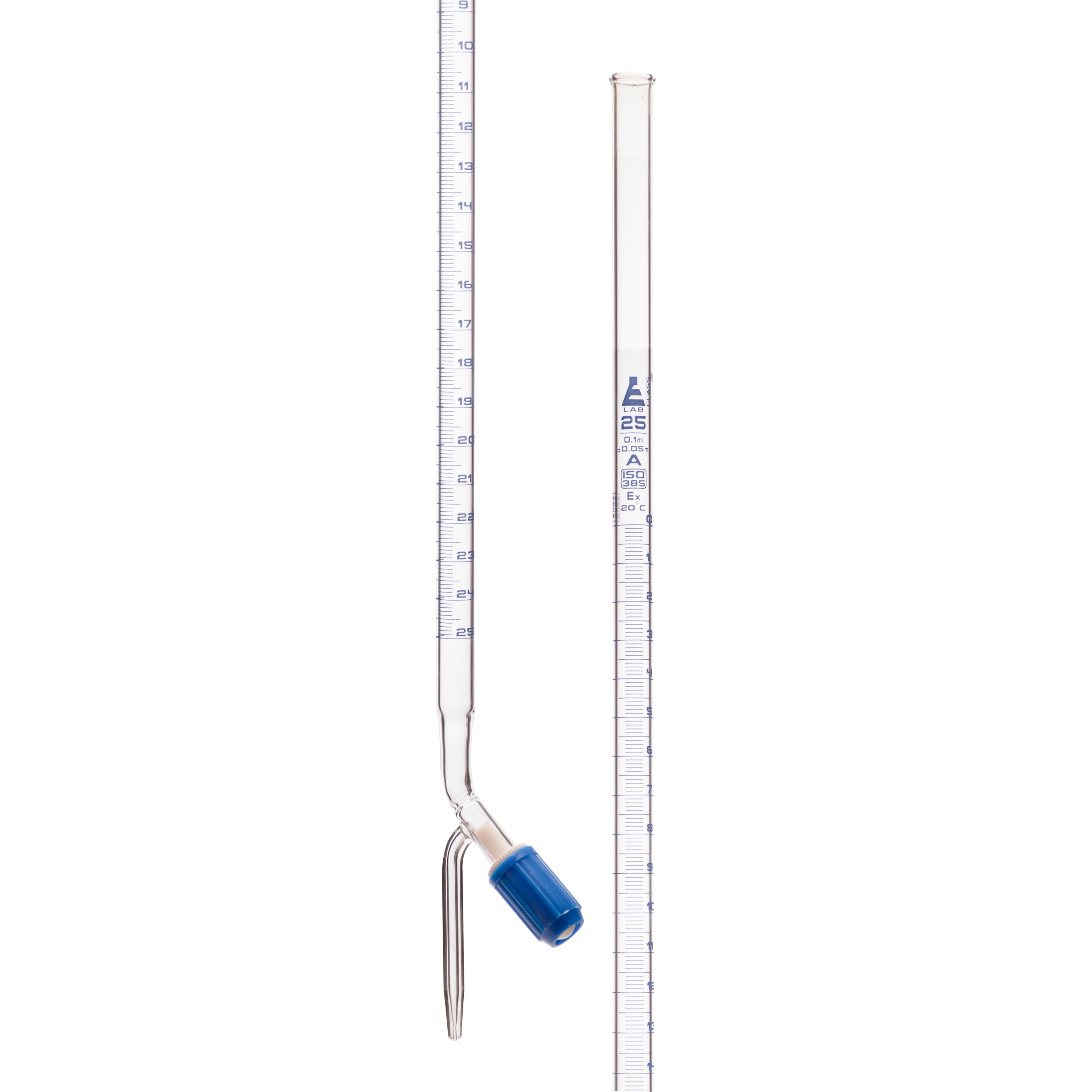 Class A Borosilicate Glass Burette with Rotaflow Stopcock