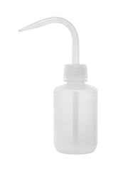 Leak-Proof Translucent LDPE Wash Bottle with Sturdy Delivery Tube, 250mL
