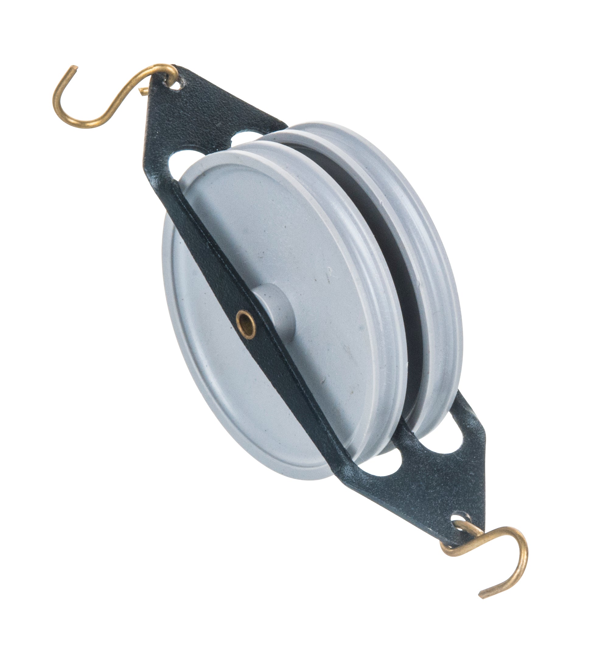 Double-Parallel Plastic Pulley, 50mm Diameter