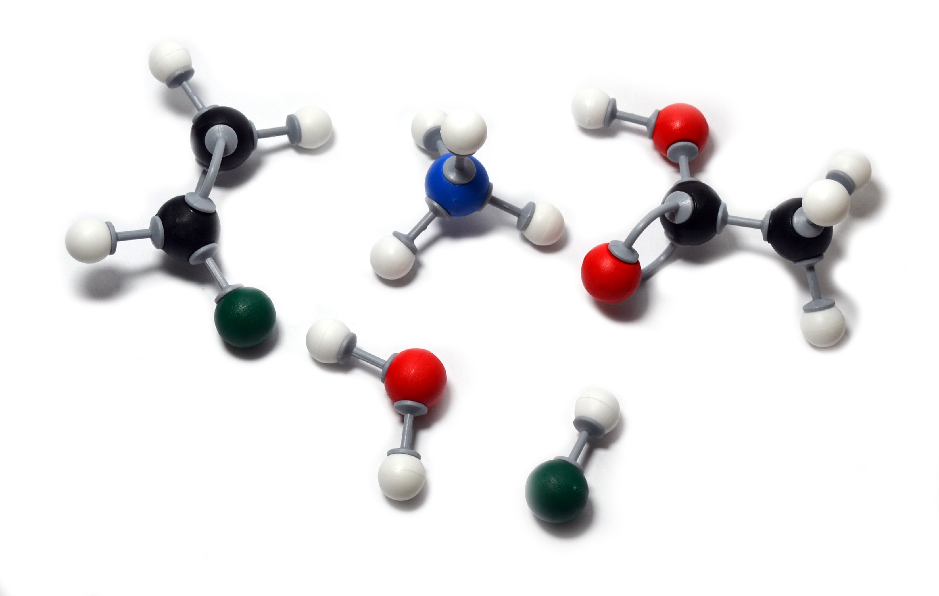 Basic Organic Chemistry Molecular Model Set, 30 Atoms + 24 Bonds