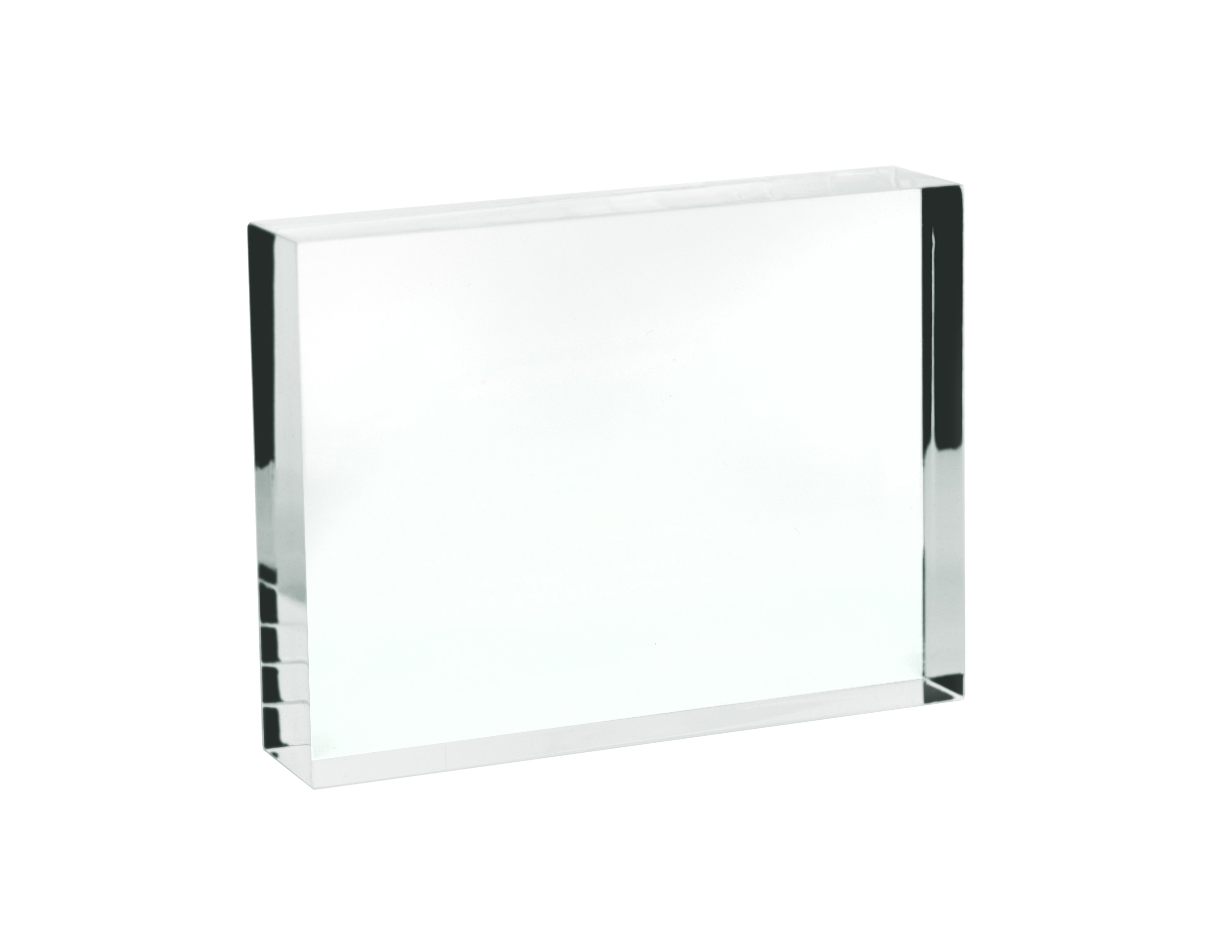 Rectangular Refraction Acrylic Block, 75 x 50 x 18mm