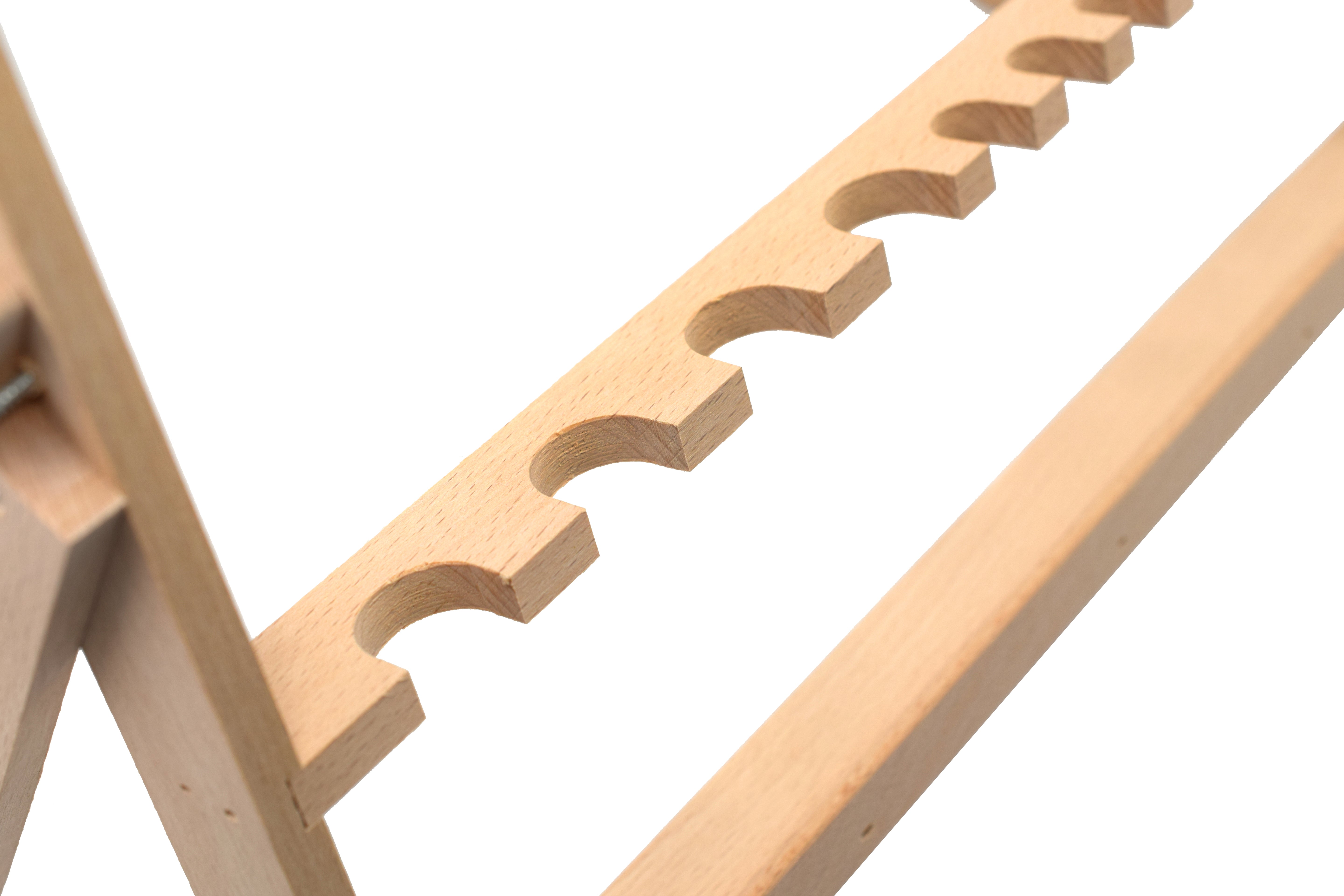 Wooden Pipette Rack for 12 Pipettes, Vertical, 14.75"