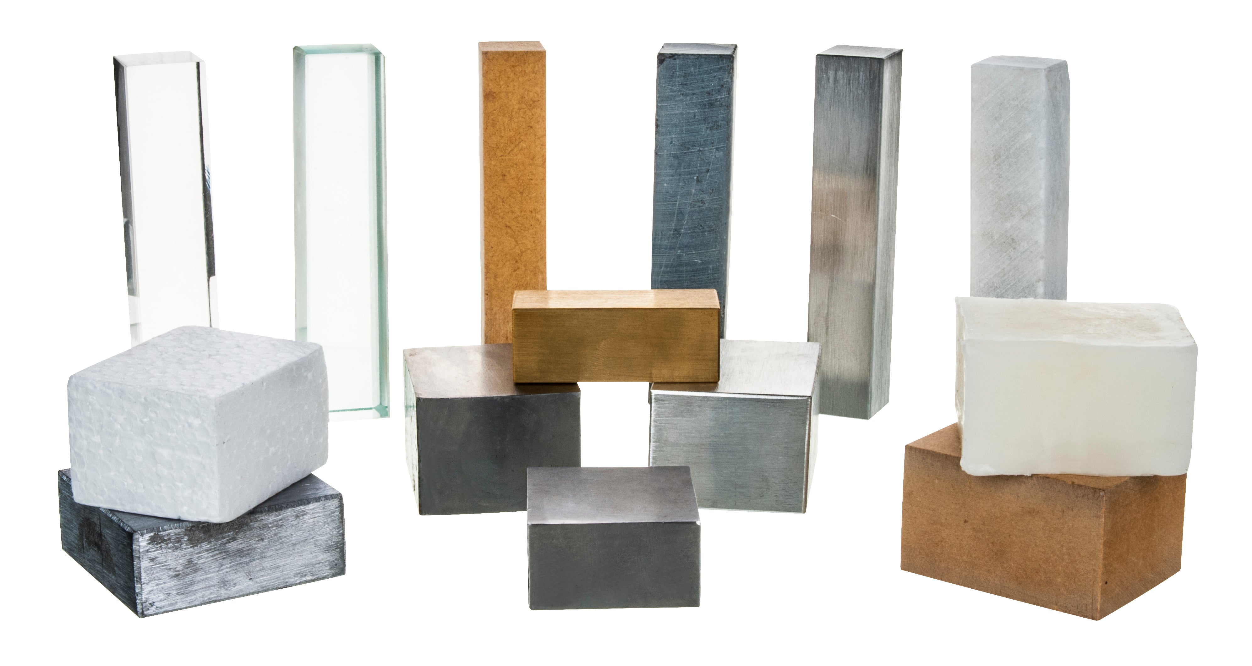 14-Piece Solid Materials Kit for Physics