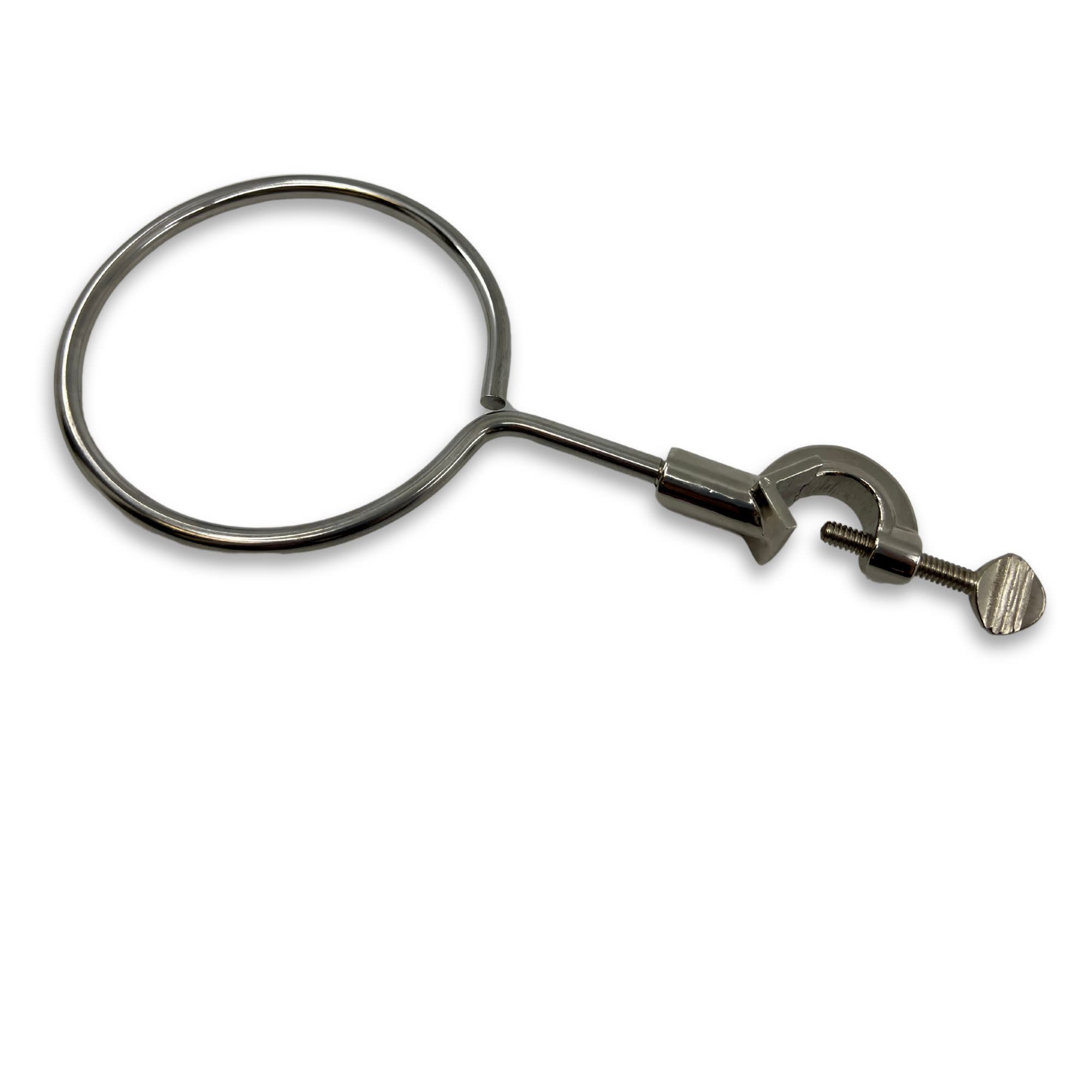 10cm Support Ring with Integrated Boss Head, up to 5/8" Rods