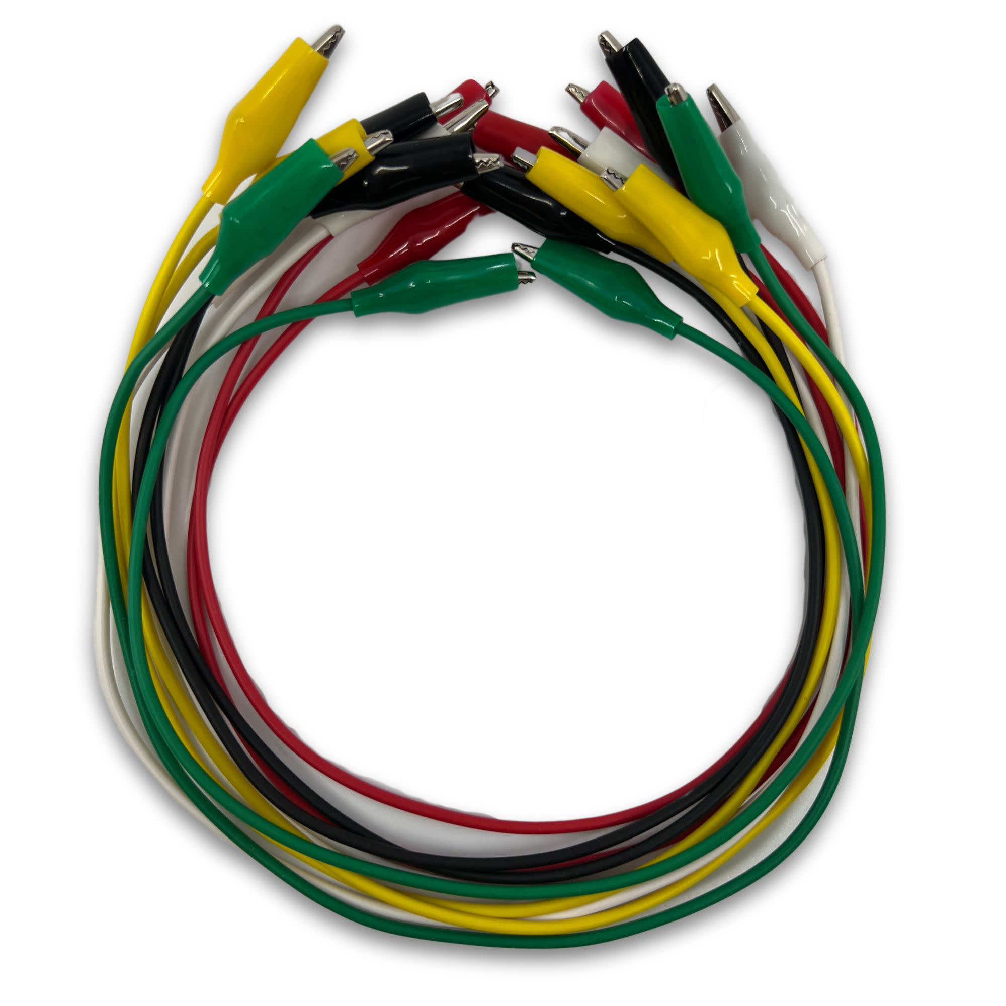 Crocodile Lead Set, 14", 5 Colors, 10-Pack