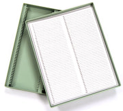 Polystyrene Microscope Slide Box for 100 Slides, 75 x 25mm
