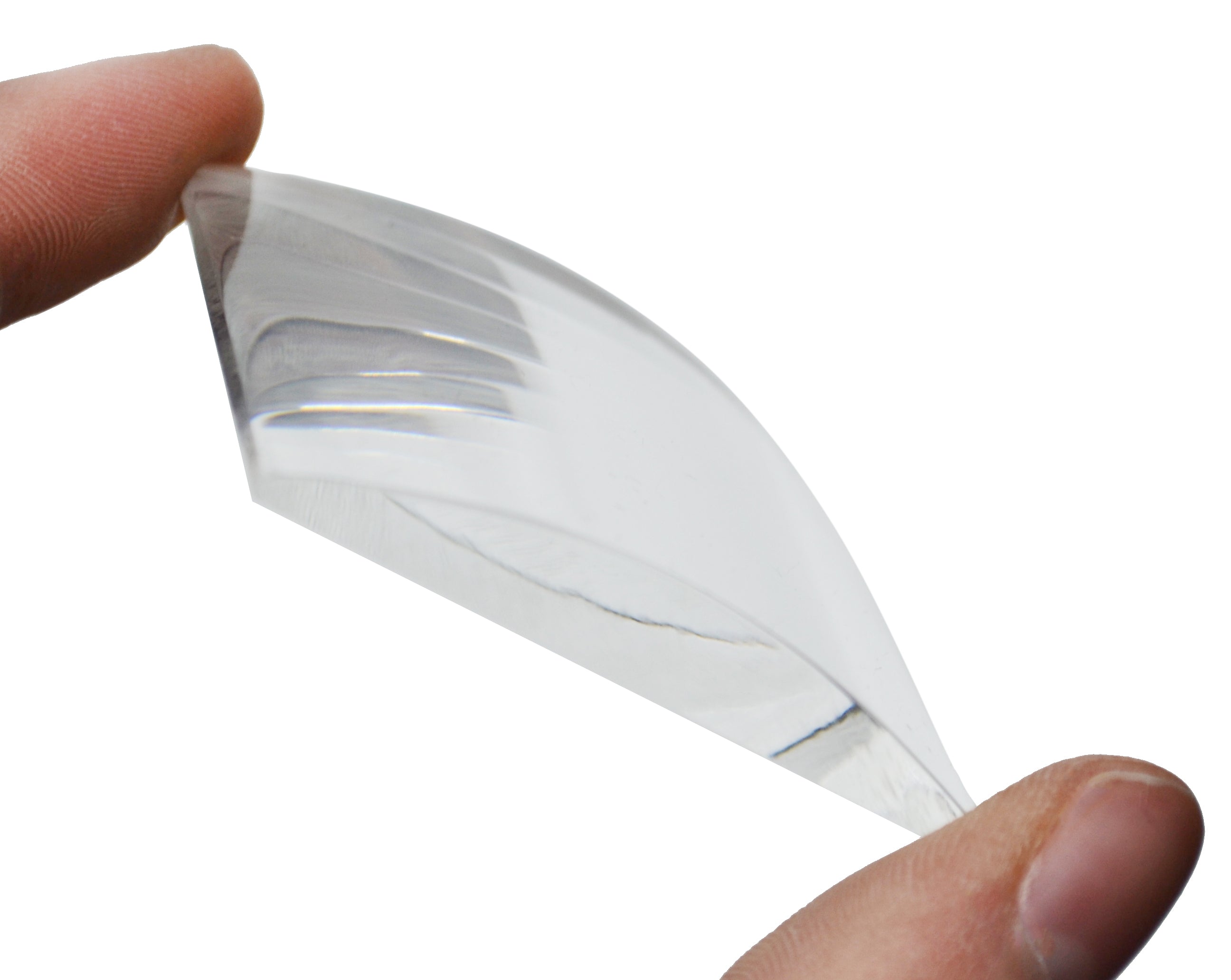 Replacement Convex Glass Lens with Flat Bottom for LED Ray Box