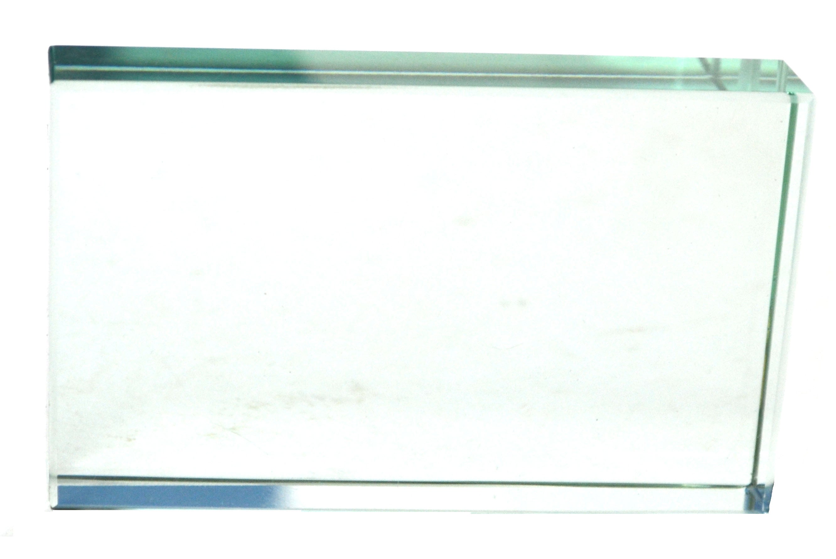 Rectangular Refraction Glass Block, 100 x 60 x 18mm