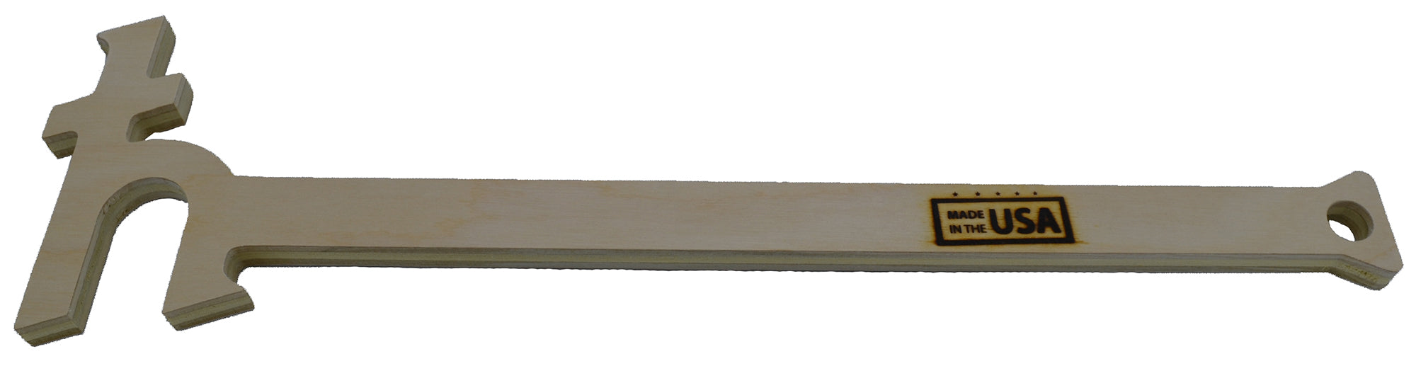 h-BAR Unfinished Wooden Oven Rack Push Puller for Baking, 17 x 4.75 inch