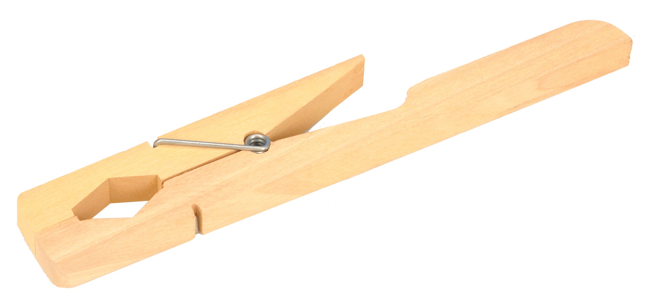 5-Piece Giant Wooden Clothespins for Crafting, 10.5 inch