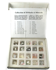 20-Piece Rocks and Minerals Specimen Set