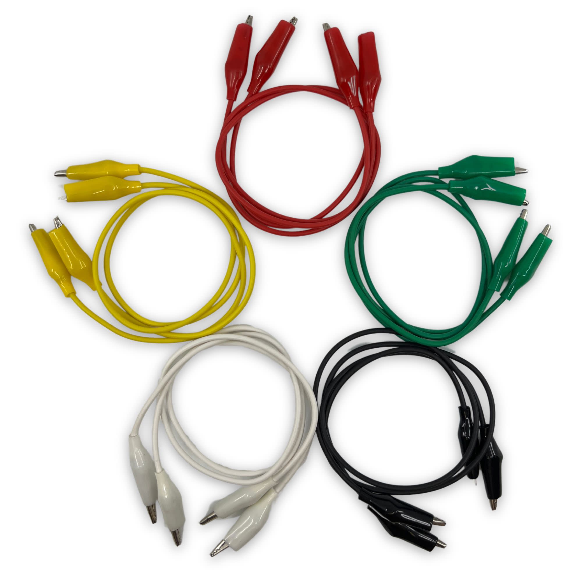 Crocodile Lead Set, 14", 5 Colors, 10-Pack