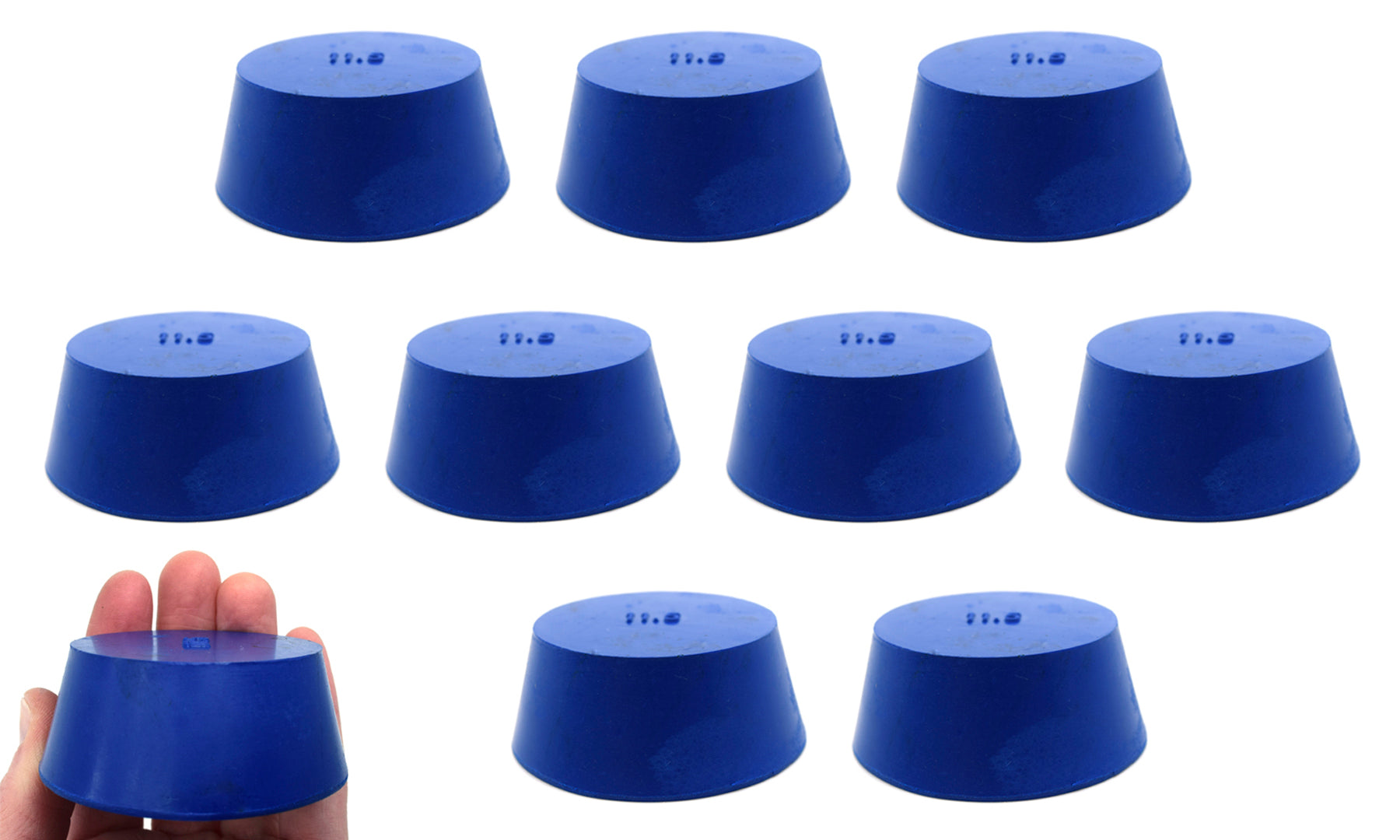 Solid Neoprene Stopper, 10-Pack