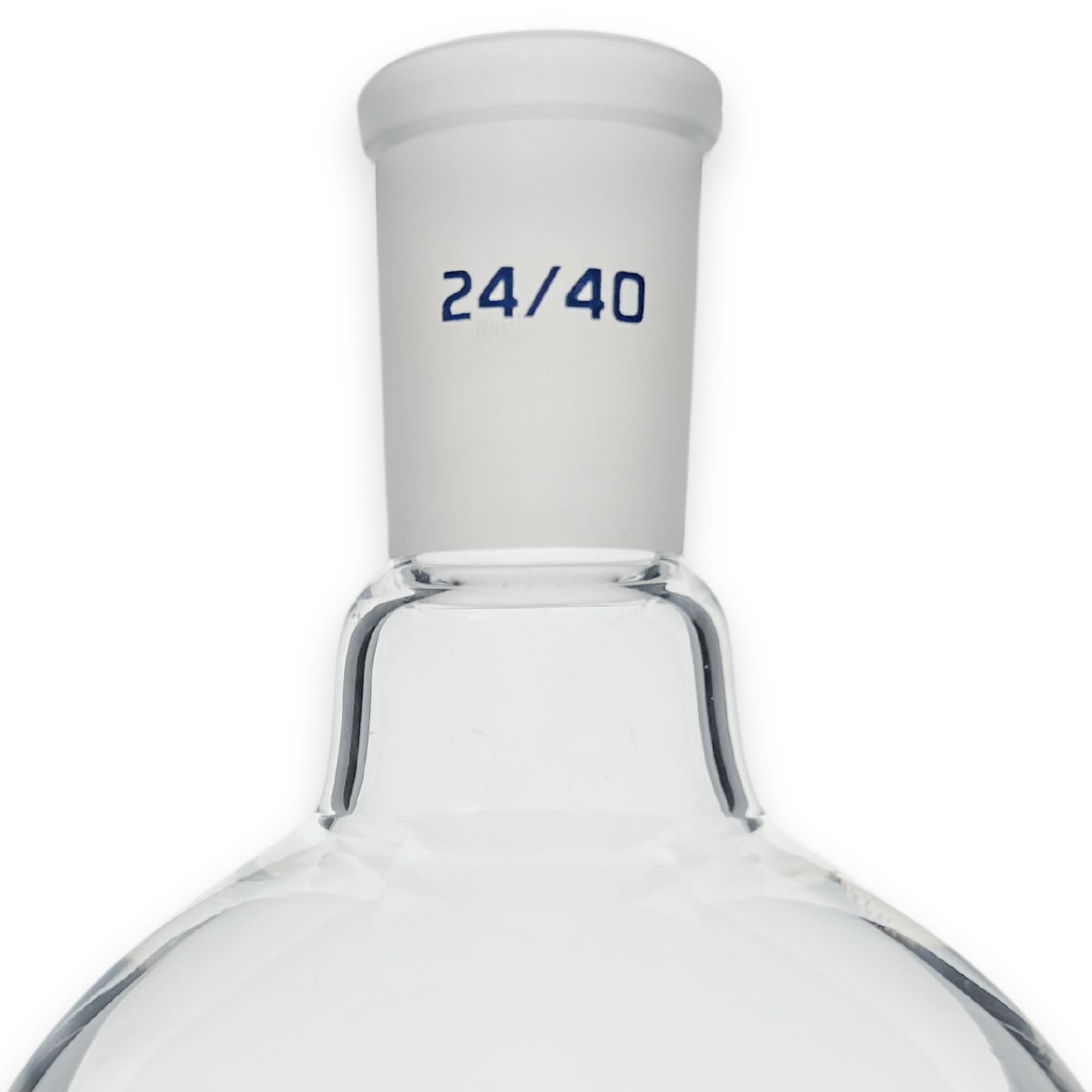 Flat Bottom Boiling Flask with 24/40 Ground Joint, 500mL, Borosilicate Glass