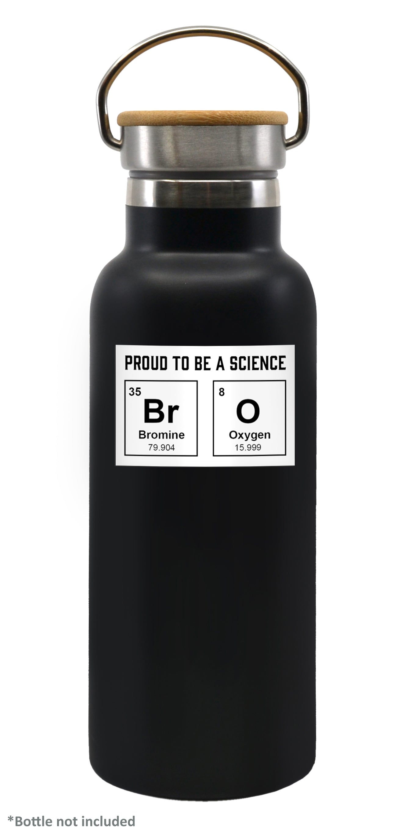 Proud to Be a Science Bro Rectangular Premium Vinyl Sticker, 3 x 2 inch