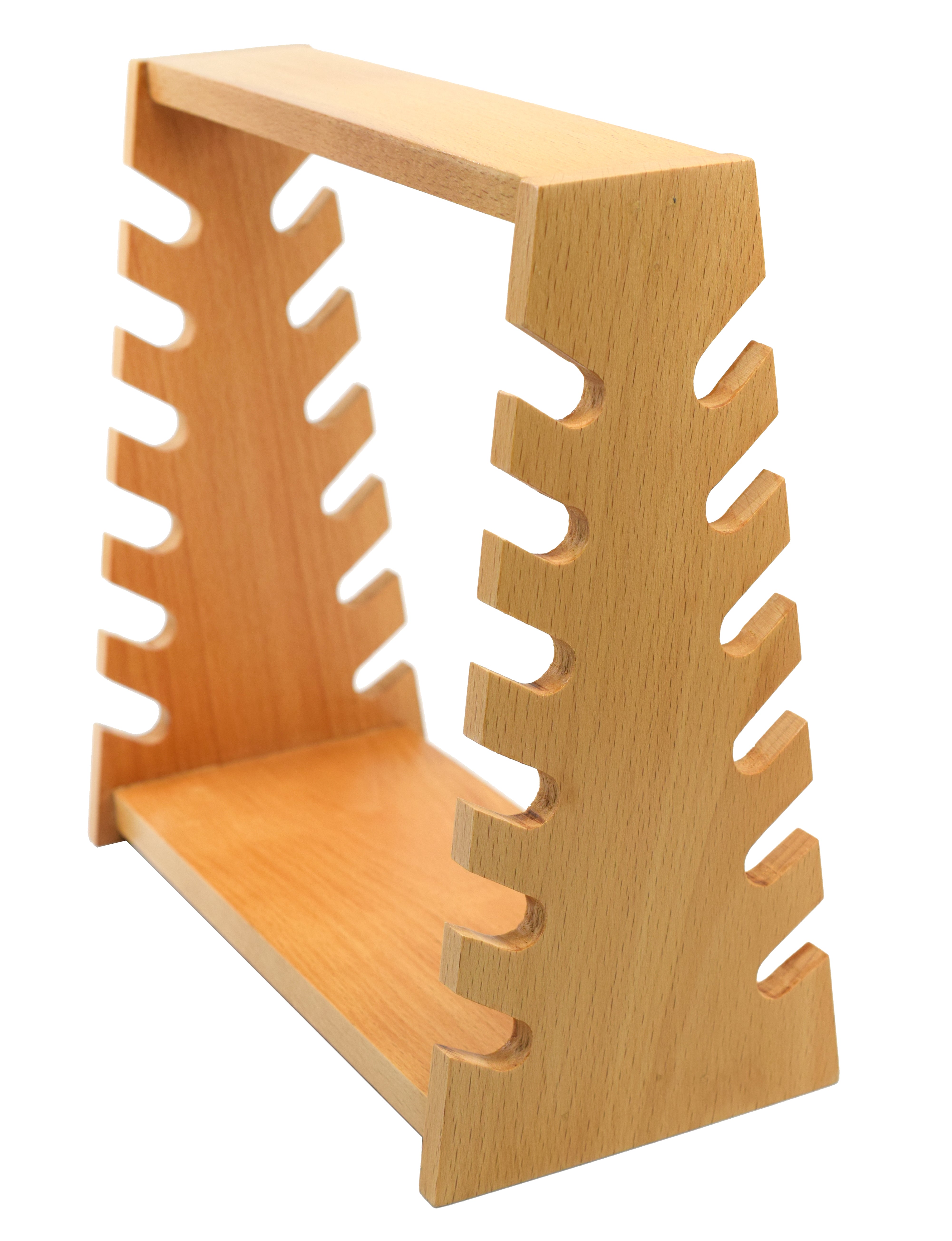 Wooden Pipette Rack for 12 Pipettes, Horizontal, 8.75"