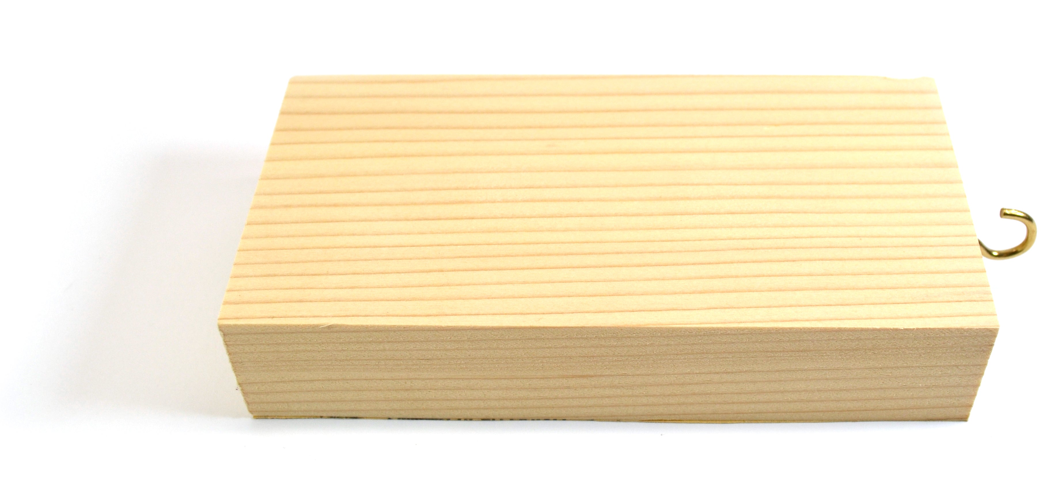 Wooden Friction Block with Sandpaper Surface, 6 x 3 x 1.25"
