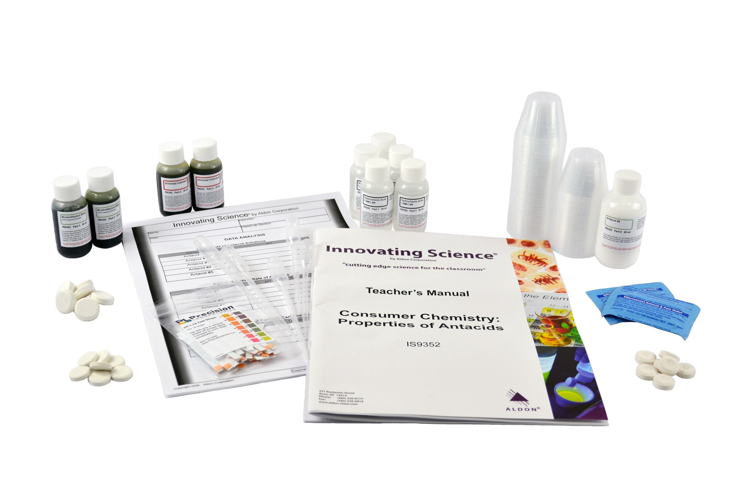 Properties of Antacids Education Kit for 15 Groups