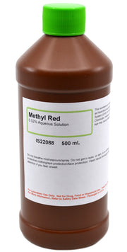 Methyl Red Indicator Aqueous Solution, 0.02%, 500mL