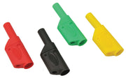 4mm Safety Plugs with Rigid Sleeve