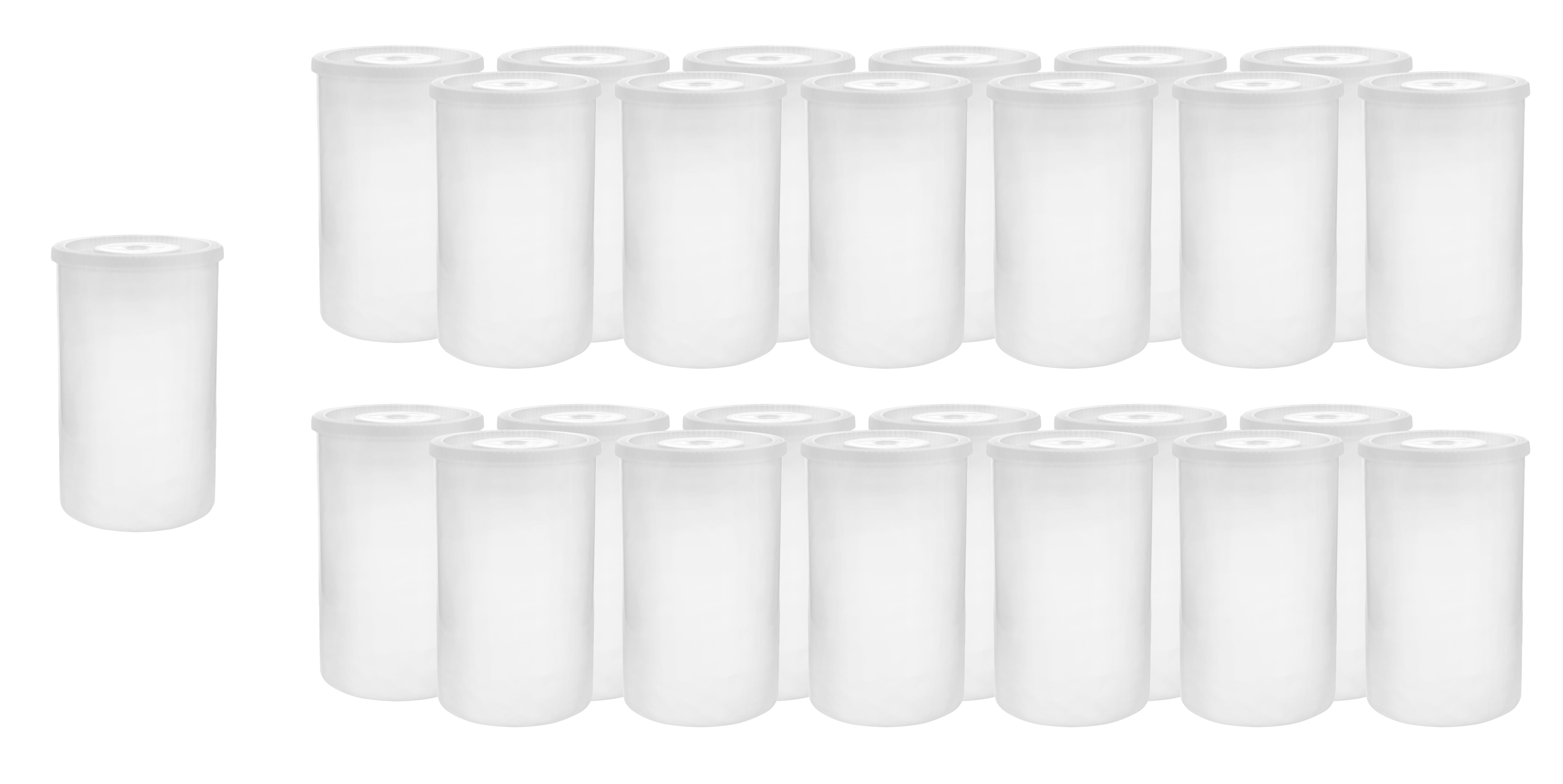 HDPE Film Canister with Tight-Sealing Lid