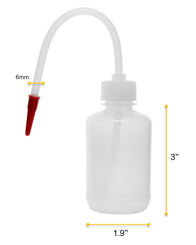 LDPE Wash Bottle with Flexible Delivery Tube, 500mL