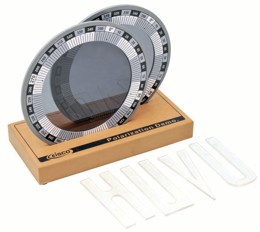 Polarizing Filter Stress Demonstration Apparatus
