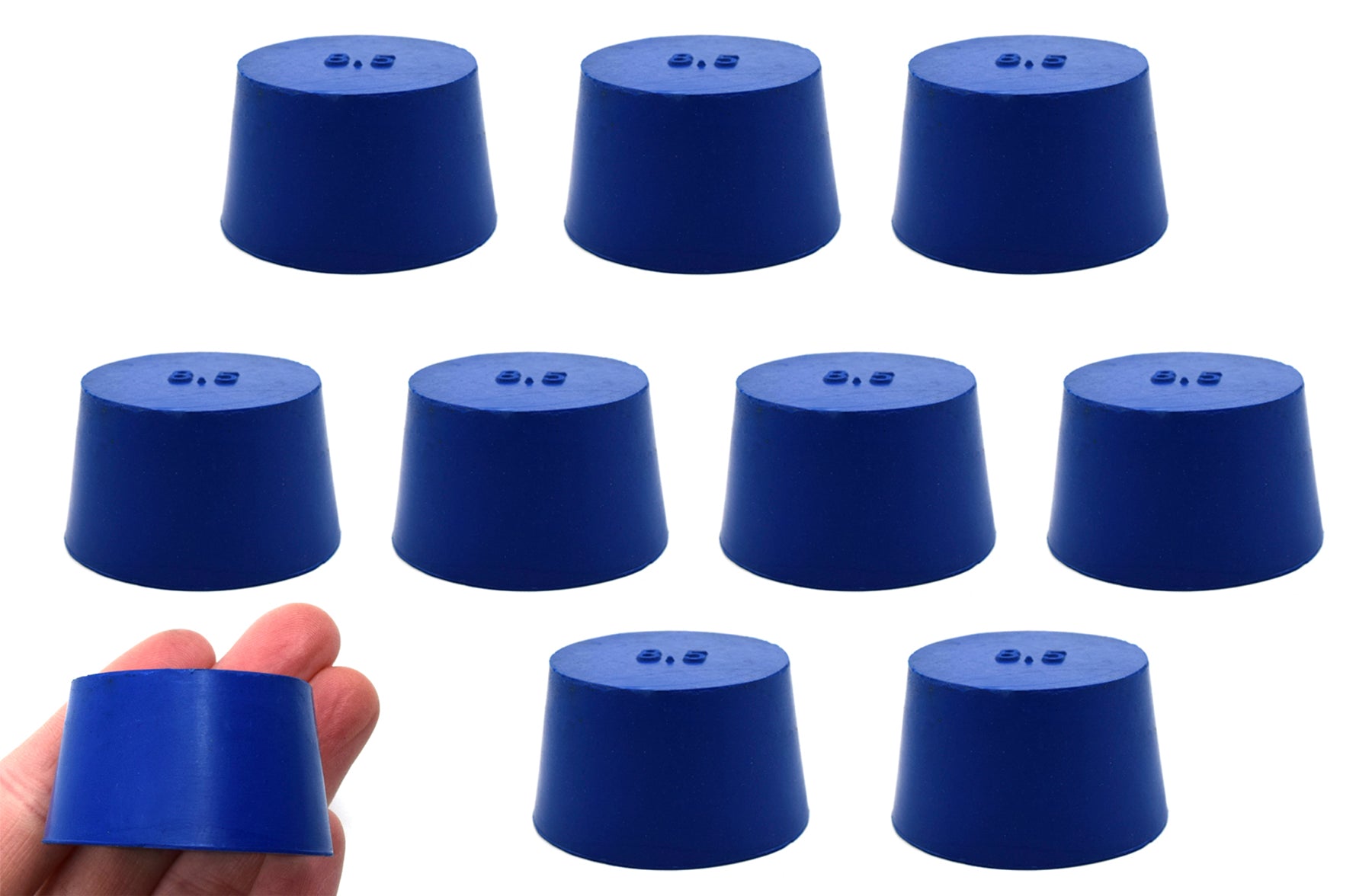 Solid Neoprene Stopper, 10-Pack