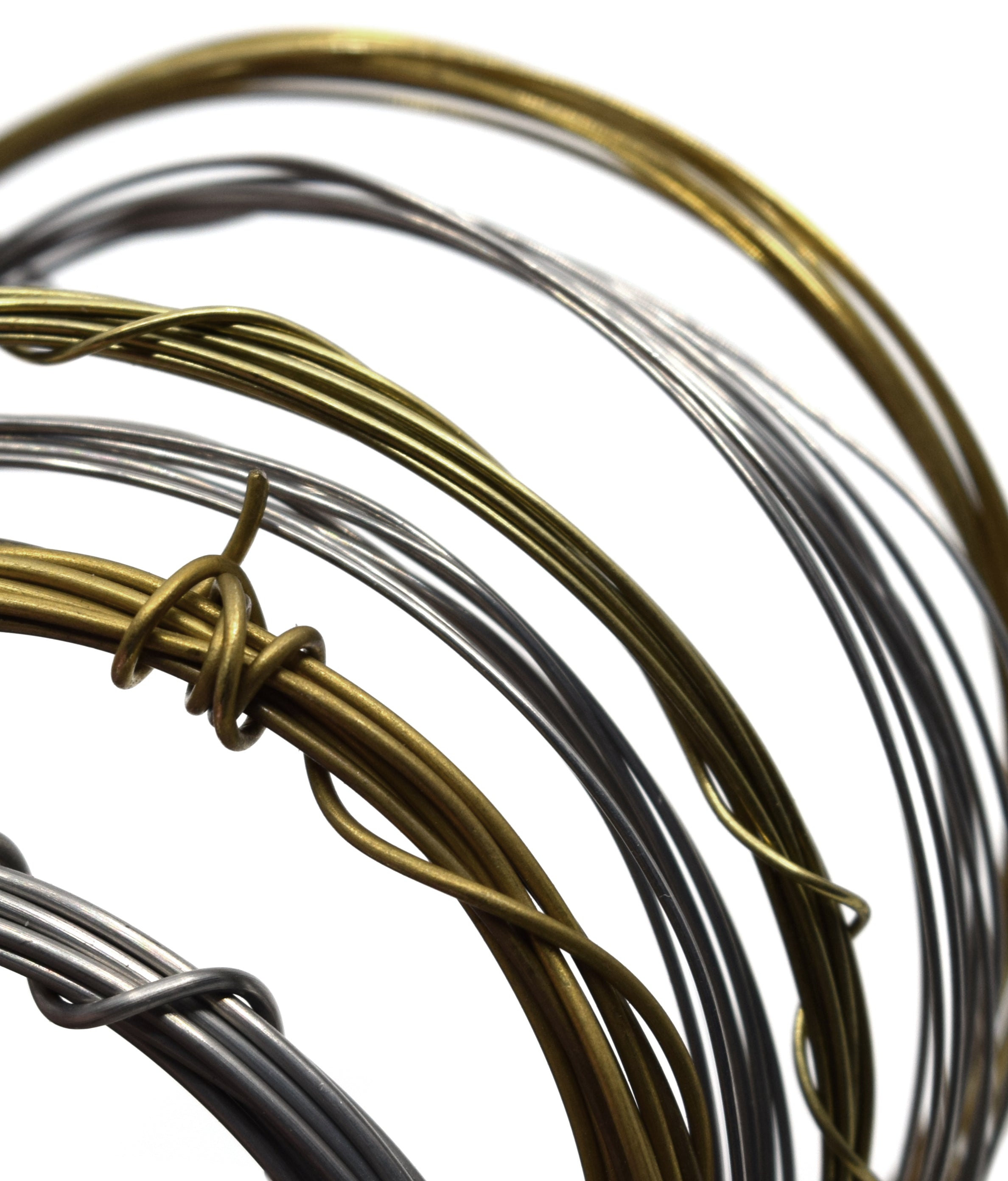Replacement Sonometer Wires, 60", Steel and Brass, 22/24/26 Gauge, 6-Pack