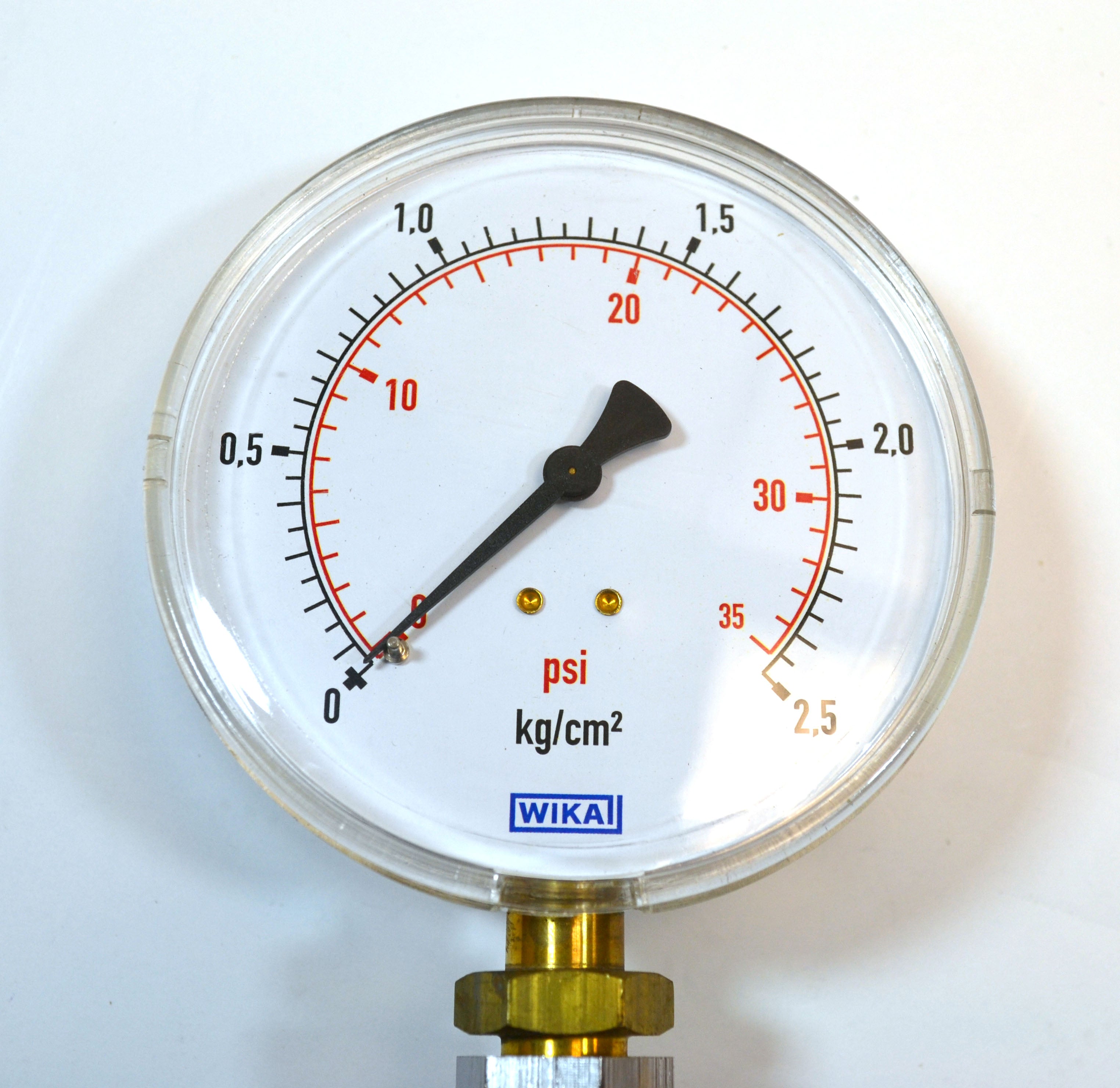 Bourdon Gauge, 0-2.5 kg/cm² / 0-35 PSI