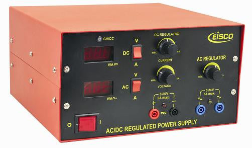 Regulated Low Voltage AC/DC Power Supply with Digital Display