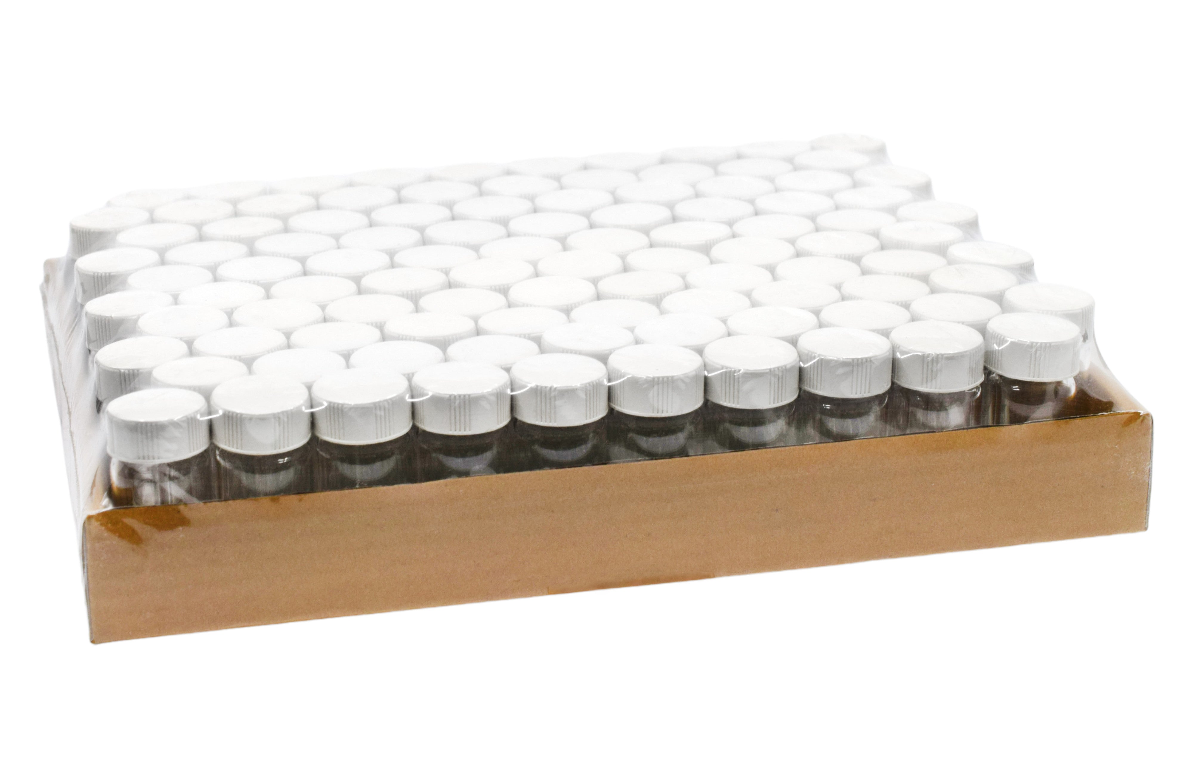 100-Pack ASTM/USP Type I Class B Scintillation Vials, 20mL, Borosilicate Glass