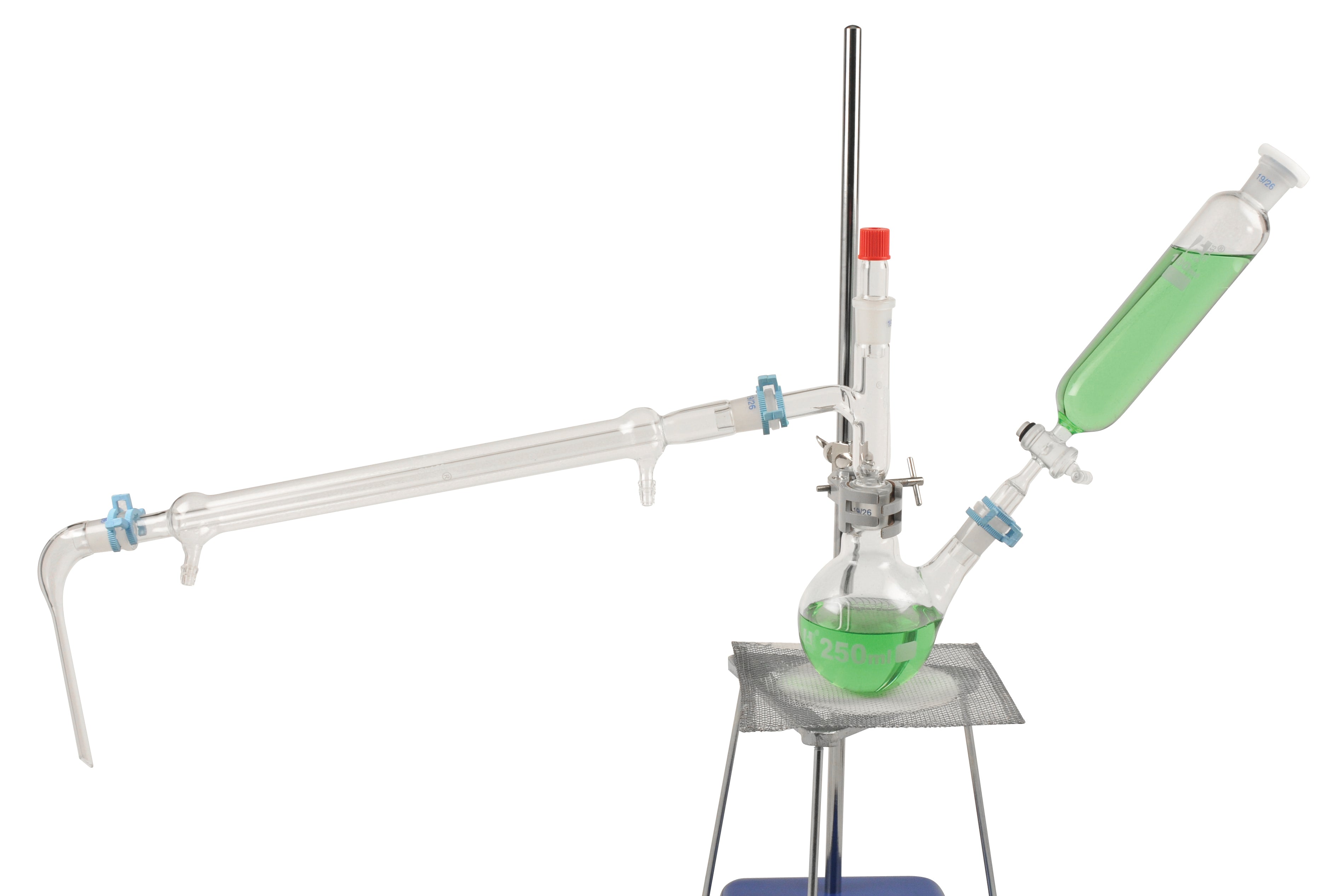 9-Piece Hydro Distillation Kit, 250mL, 19/26 Joints, Borosilicate Glass