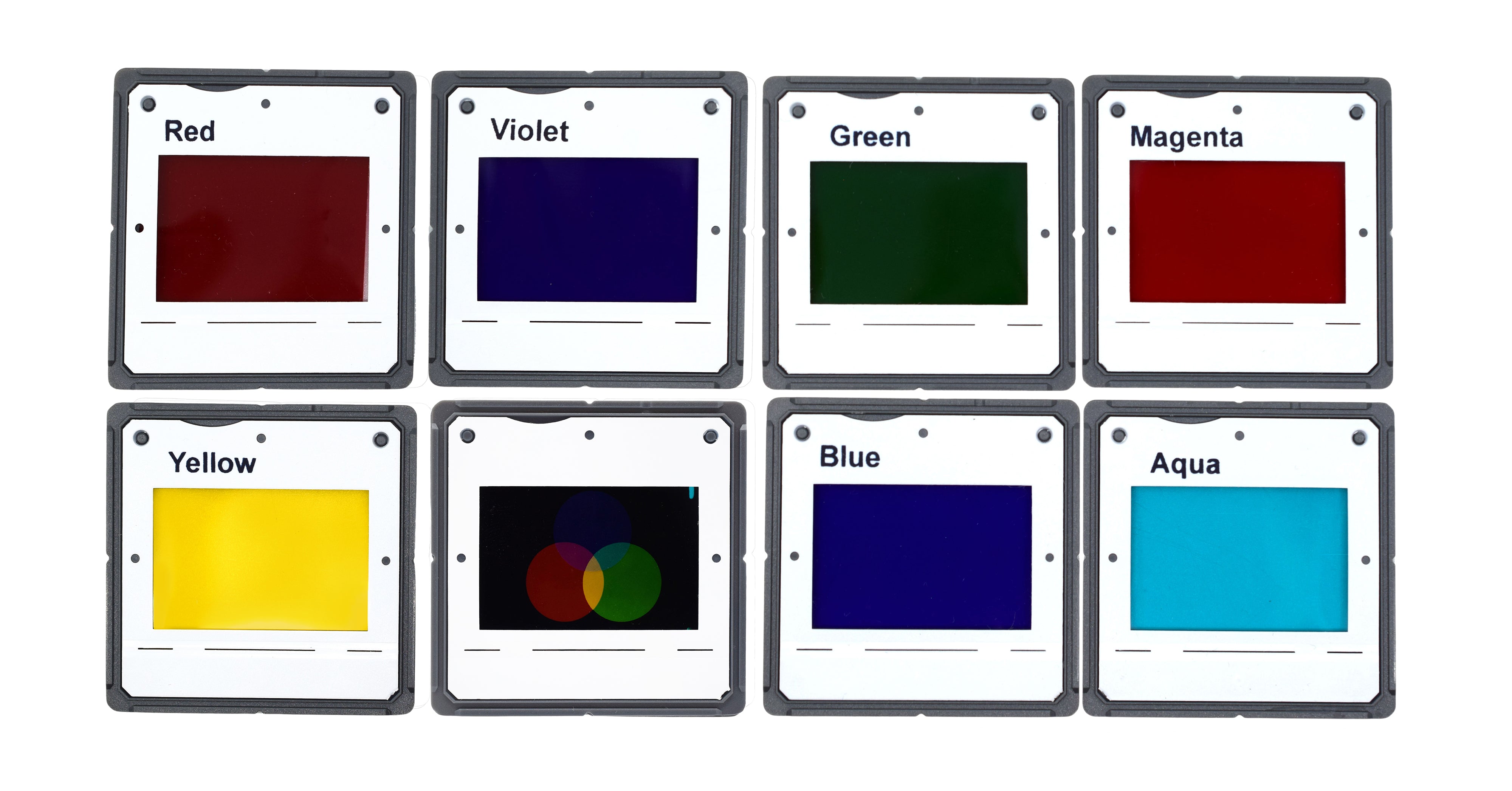 8-Piece Color Filter Set, 2 x 2"