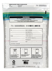 Premium Tamper-Evident Self-Sealing Security Bags with Pocket, 9 x 12", 100-Pack, Alternate Model