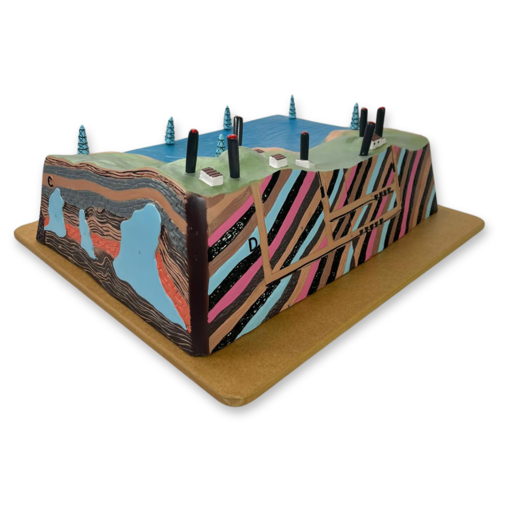 Underground Mineral Deposits Teaching Model
