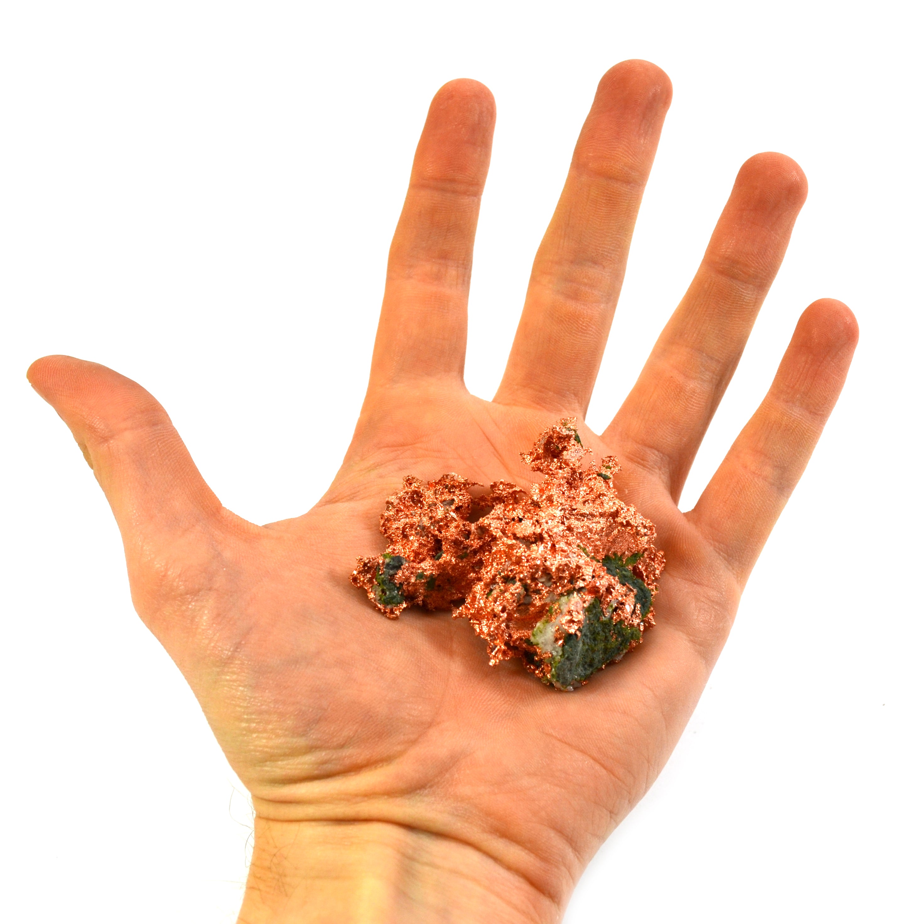 Native Copper Sample Specimen, Approx 3 inch