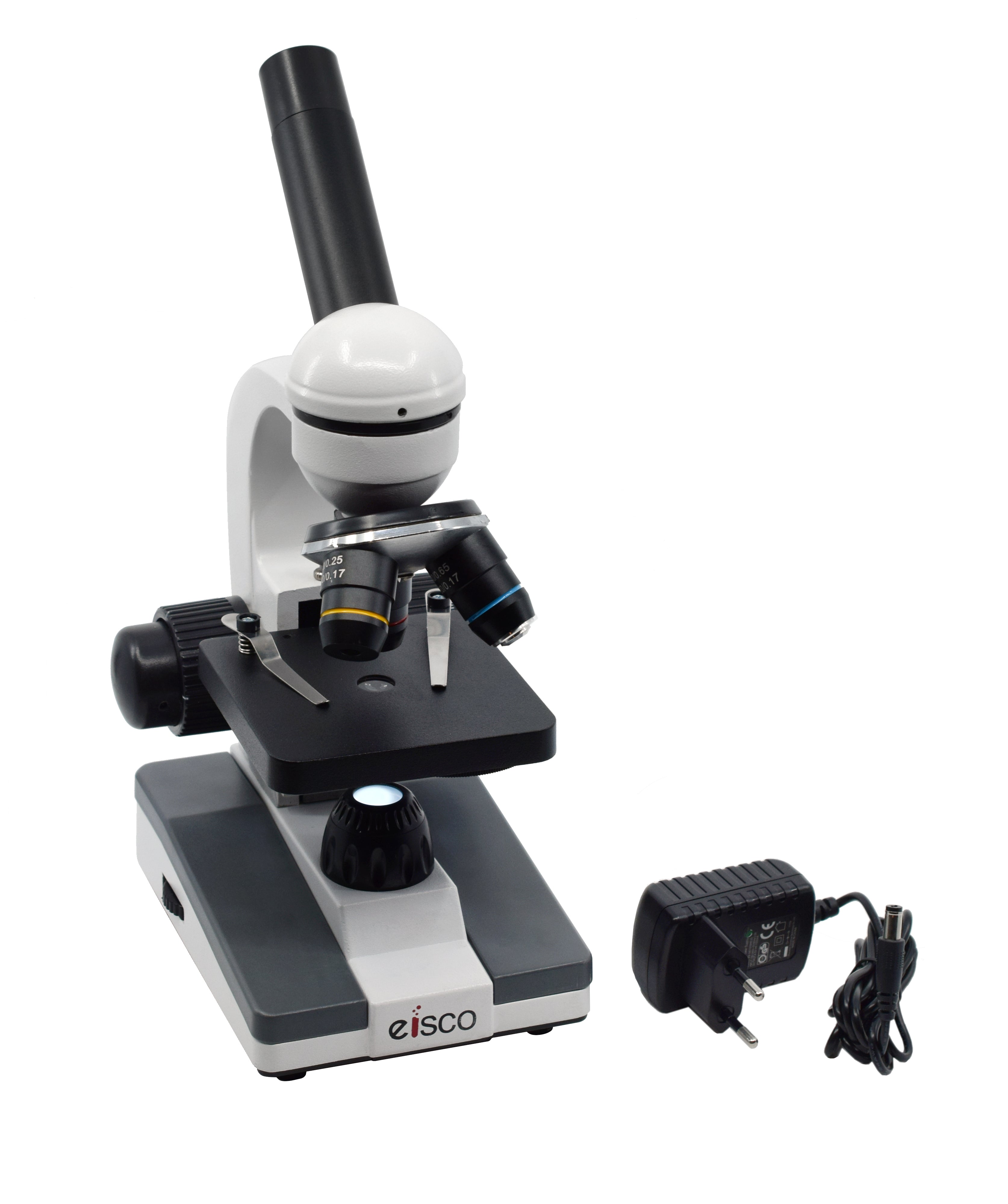 Prime LED 101 Monocular Microscope, 4X/10X/40X Objectives