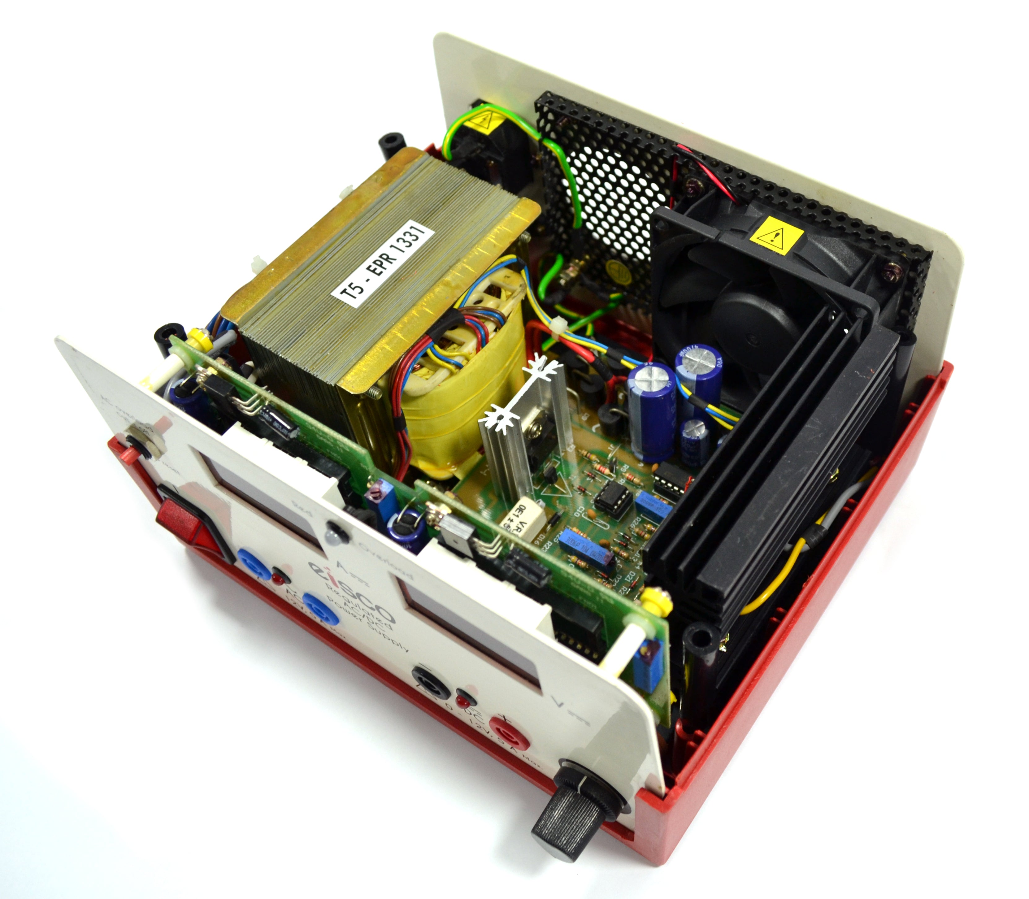 Regulated Dual-Output Digital Power Supply, 12V 5A AC + 0-12V 5A DC