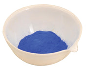 Porcelain Evaporating Dish with Spout, Round
