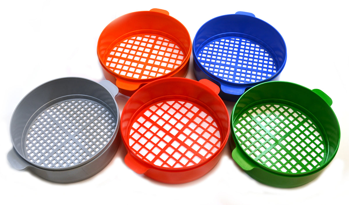 Stackable Powder Sifter Plastic Stackable Sifter Set, 8