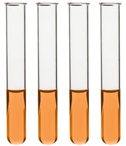48PK Test Tubes, 7mL, 12x100mm - Rimmed - Light Wall, 1mm Thick - Borosilicate 3.3 Glass