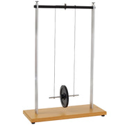 Maxwell Apparatus on Wooden Stand with Metal Flywheel