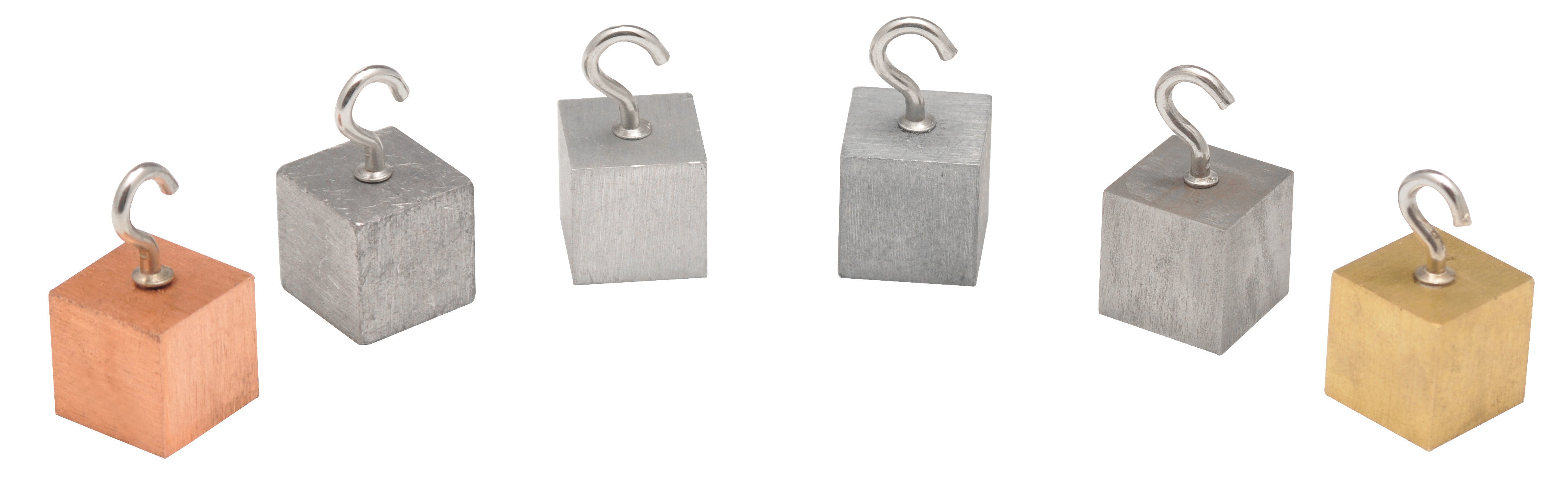 6-Piece Density Cubes Set with Hooks